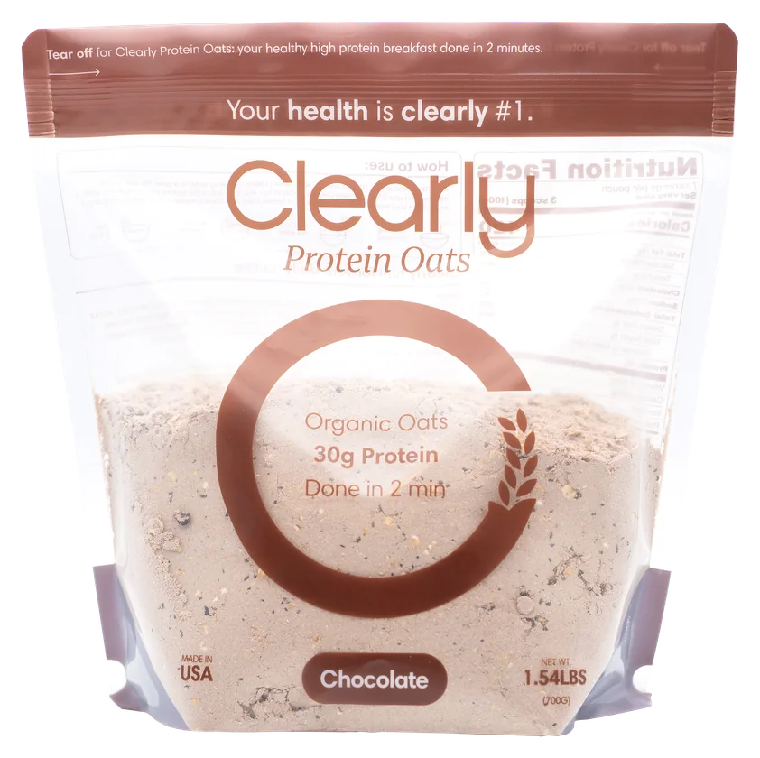 Clearly Protein Oats Chocolate bag